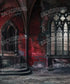 Black , Red  Backdrop for Photography