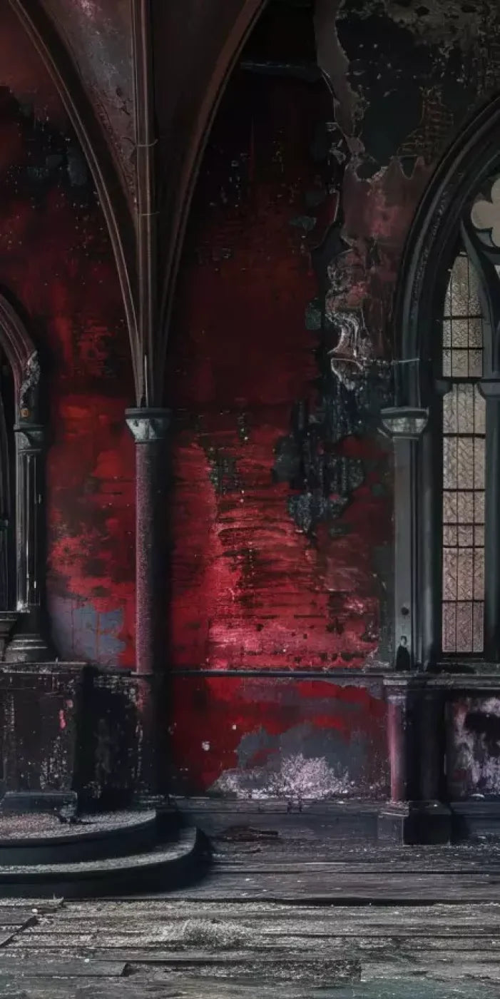 Red Room Altar 8’X16’ Ultracloth (96 X 192 Inch) Backdrop