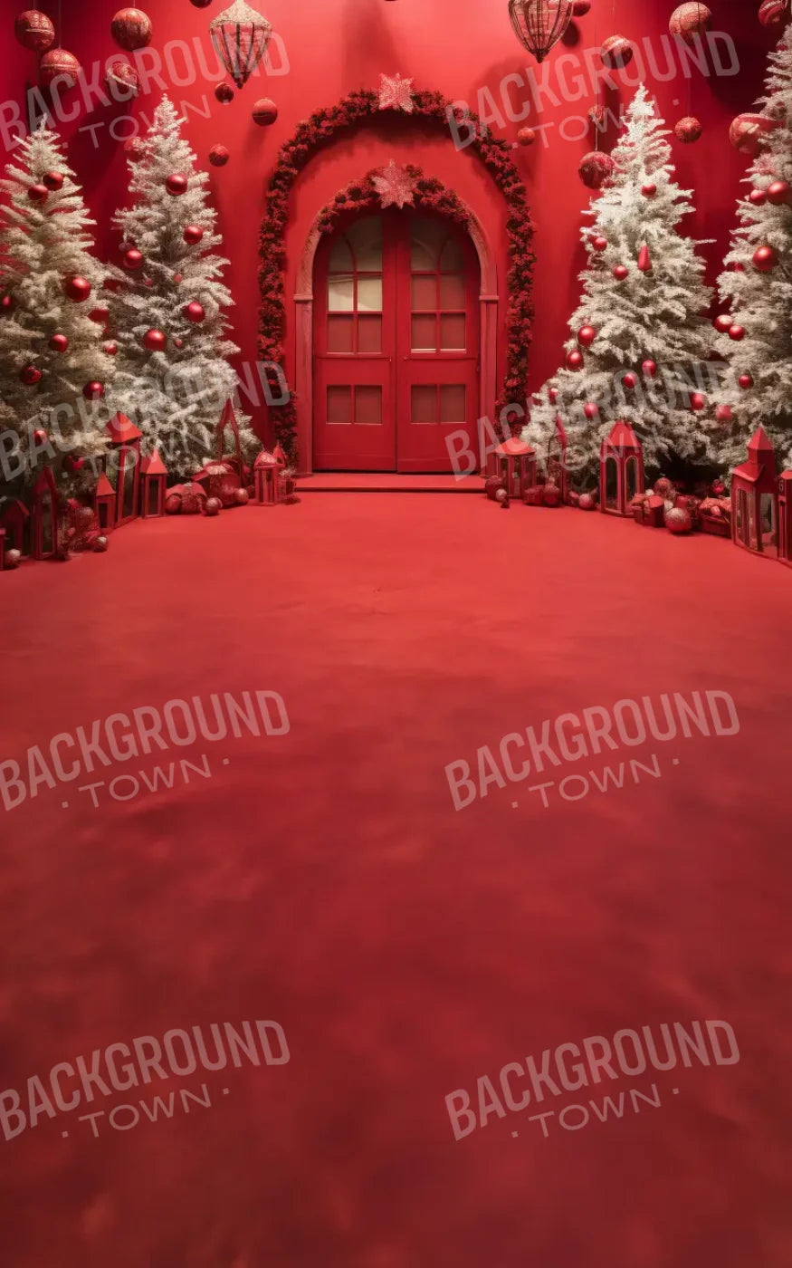 Red White Backdrop for Photography