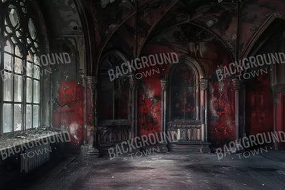 Red Room Decay Full 12’X8’ Ultracloth (144 X 96 Inch) Backdrop