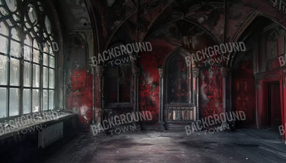 Red Room Decay Full 14’X8’ Ultracloth (168 X 96 Inch) Backdrop