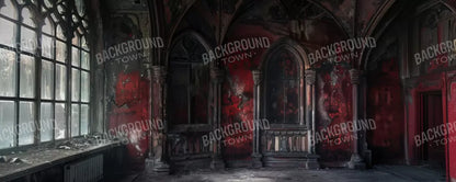 Red Room Decay Full 20’X8’ Ultracloth (240 X 96 Inch) Backdrop