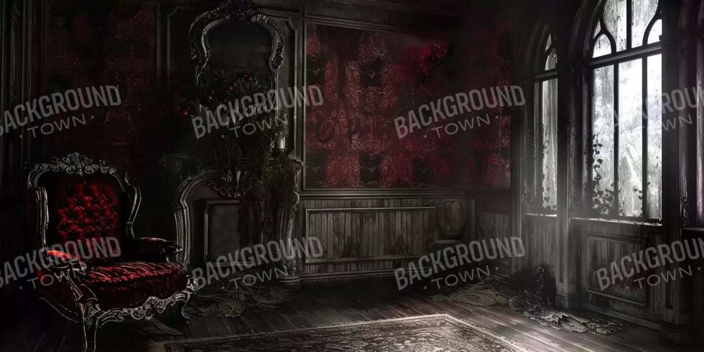 Red Room Weathered 20’X10’ Ultracloth (240 X 120 Inch) Backdrop