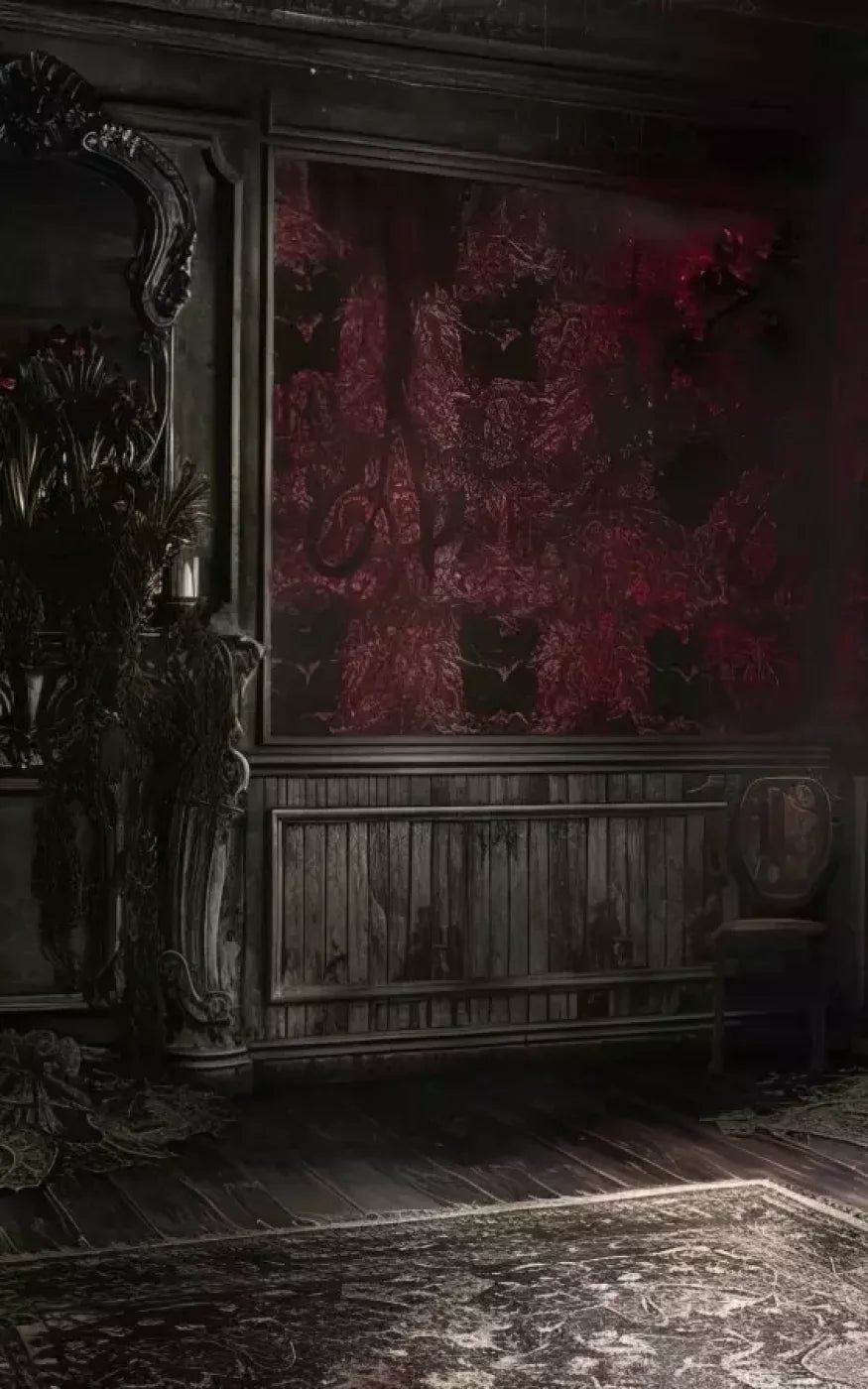Red Room Weathered 5’X8’ Ultracloth (60 X 96 Inch) Backdrop