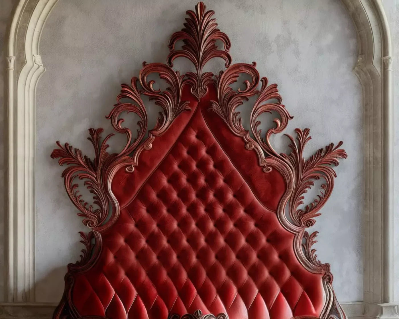 Red Rose Bedroom Wall 10’X8’ Fleece (120 X 96 Inch) Backdrop
