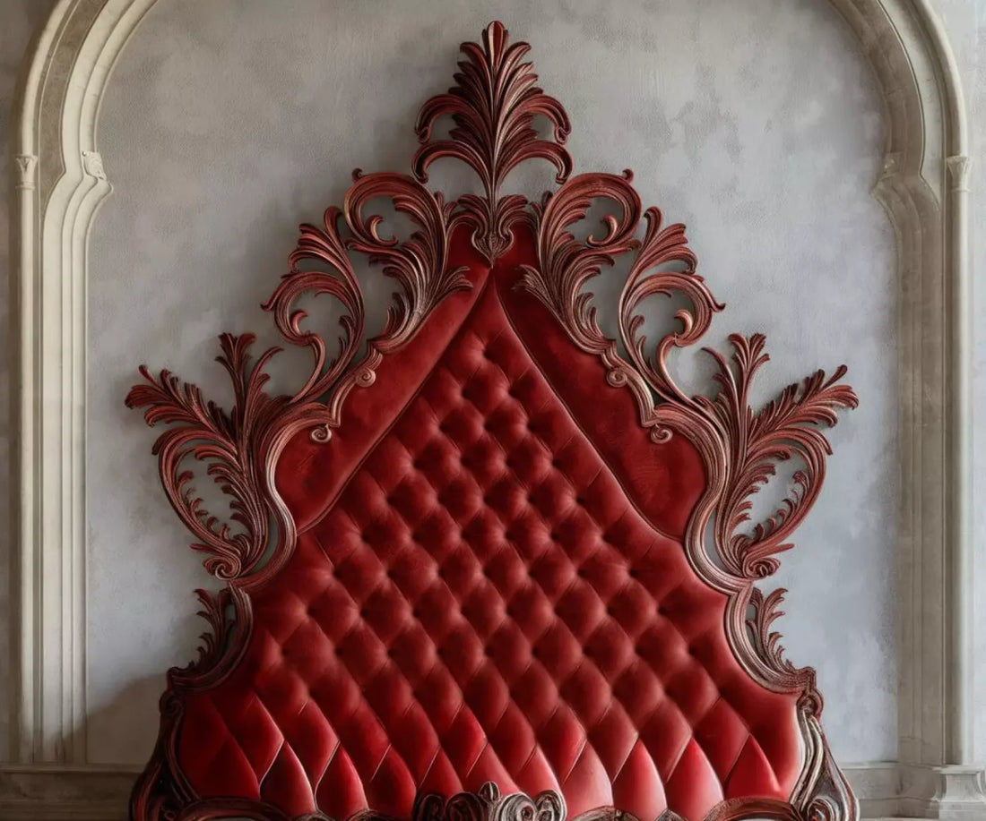 Red Rose Bedroom Wall 5’X4’2 Fleece (60 X 50 Inch) Backdrop