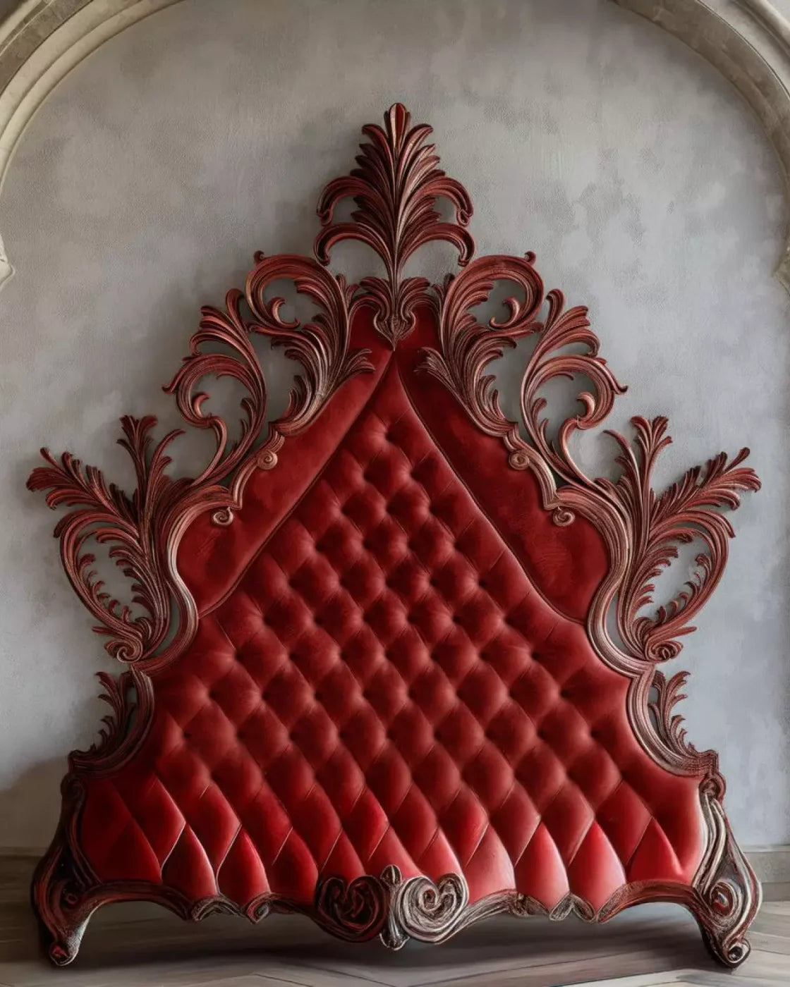 Red Rose Bedroom Wall 8’X10’ Fleece (96 X 120 Inch) Backdrop