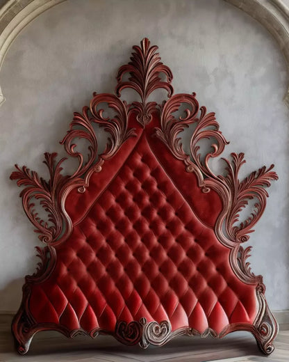 Red Rose Bedroom Wall 8’X10’ Fleece (96 X 120 Inch) Backdrop
