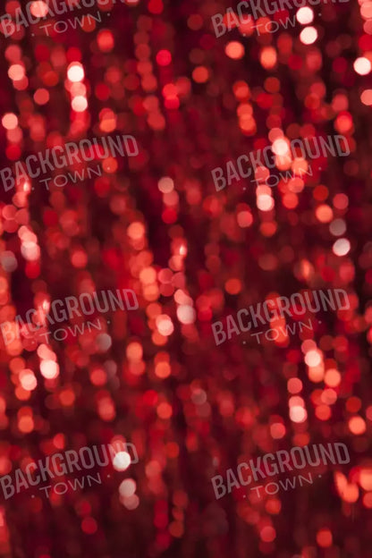 Red Sparkle 5X8 Ultracloth ( 60 X 96 Inch ) Backdrop