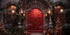 Red Velvet Christmas 20’X10’ Ultracloth (240 X 120 Inch) Backdrop