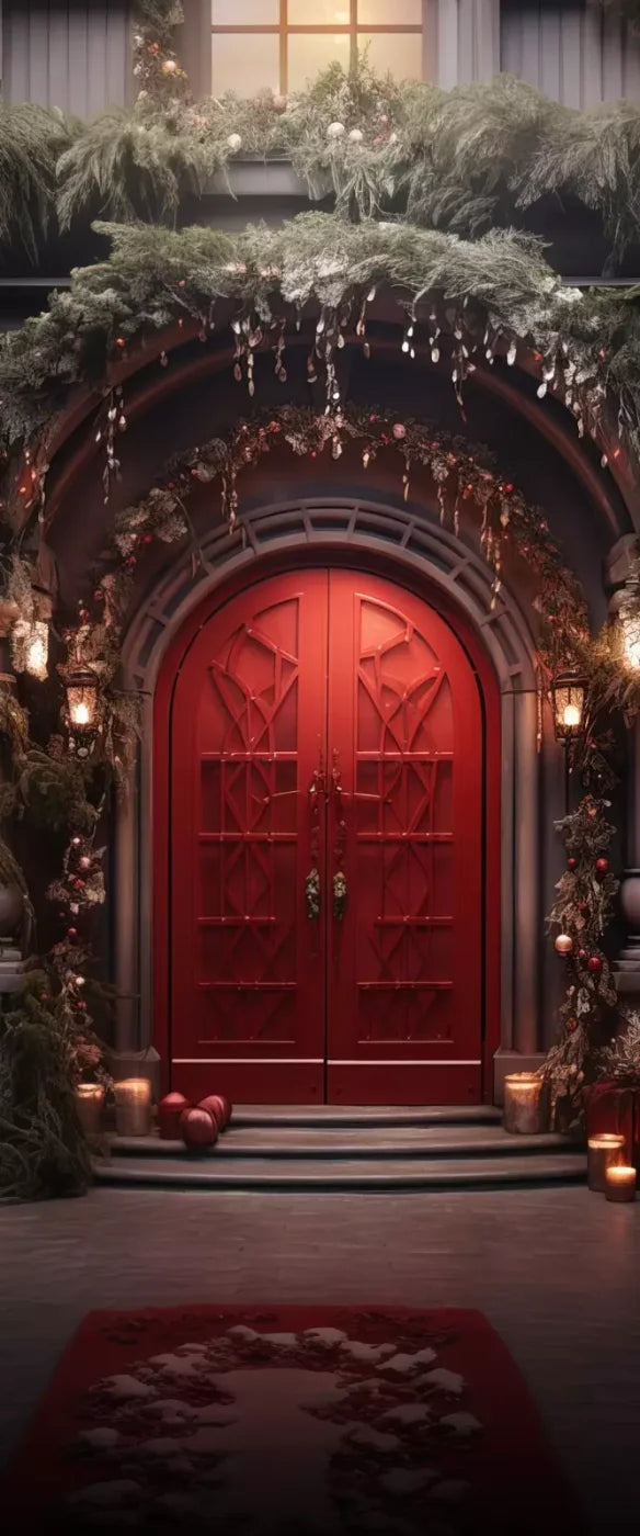 Red Velvet Christmas 5’X12’ Ultracloth For Westcott X-Drop (60 X 144 Inch) Backdrop