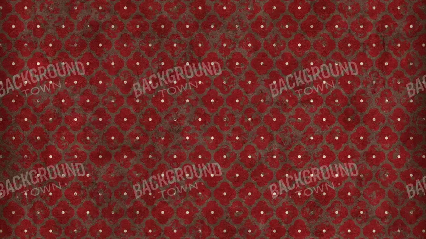 Red Velvet Romance 14X8 Ultracloth ( 168 X 96 Inch ) Backdrop