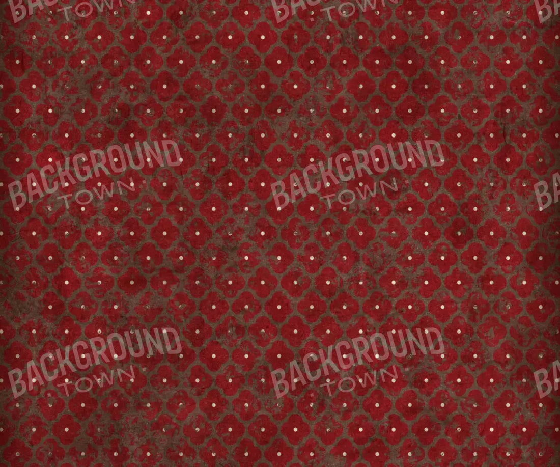 Red Velvet Romance 5X42 Fleece ( 60 X 50 Inch ) Backdrop