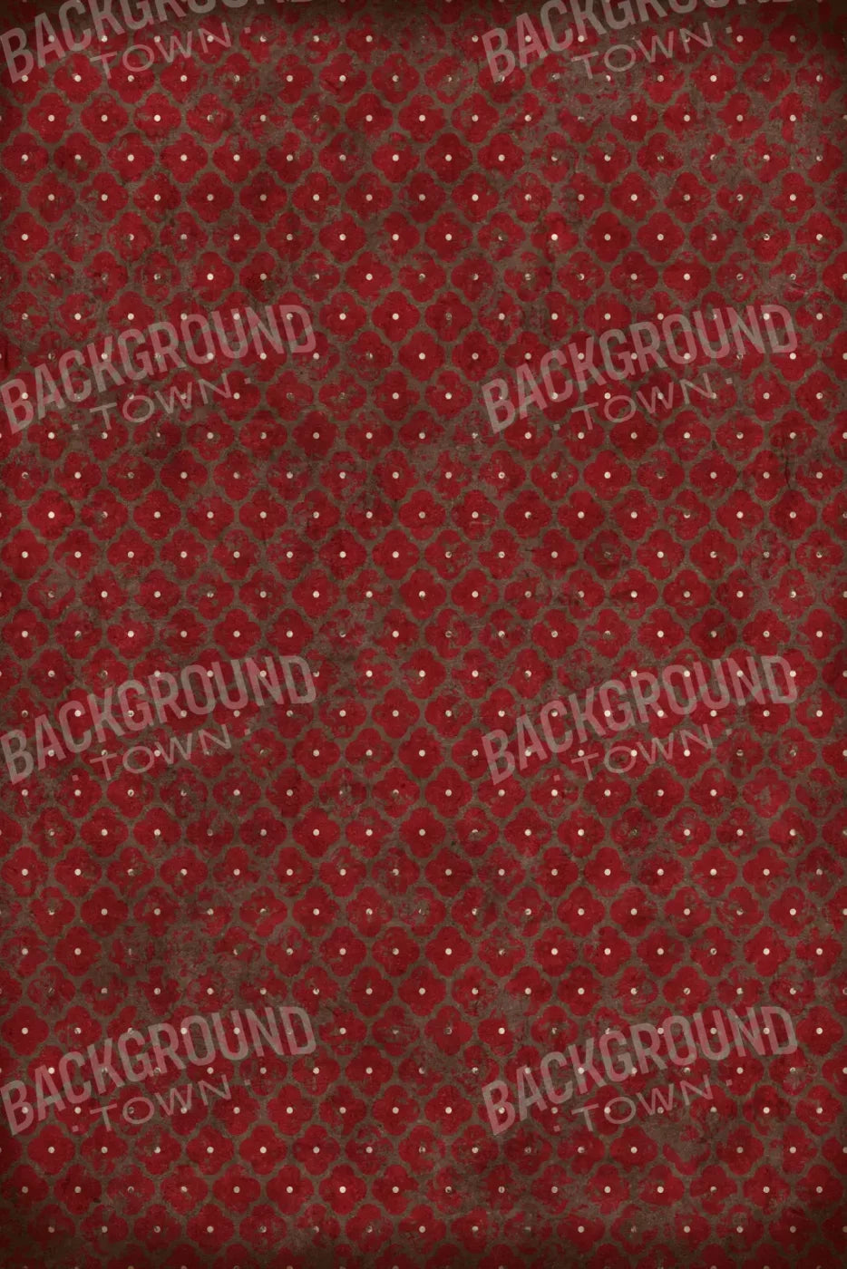 Red Velvet Romance 5X8 Ultracloth ( 60 X 96 Inch ) Backdrop