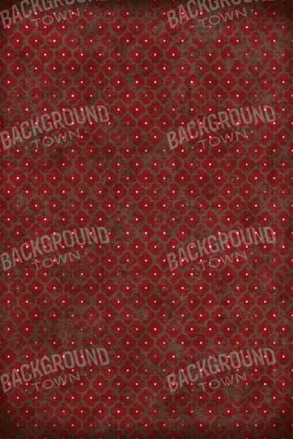 Red Velvet Romance 5X8 Ultracloth ( 60 X 96 Inch ) Backdrop