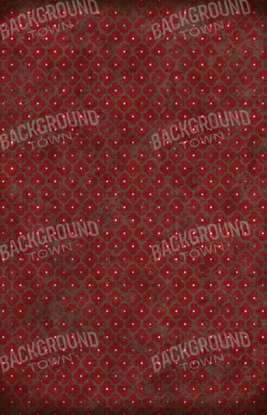 Red Velvet Romance 8X12 Ultracloth ( 96 X 144 Inch ) Backdrop