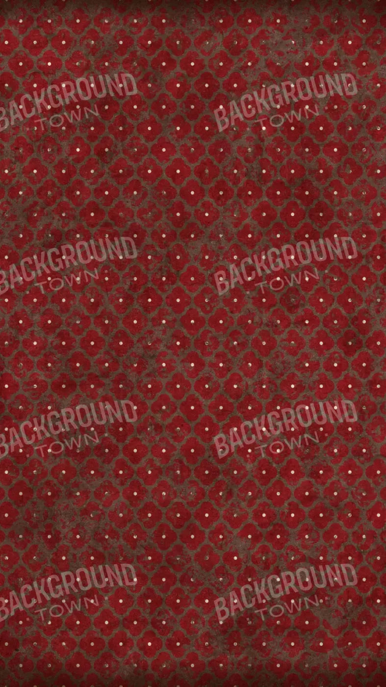 Red Velvet Romance 8X14 Ultracloth ( 96 X 168 Inch ) Backdrop