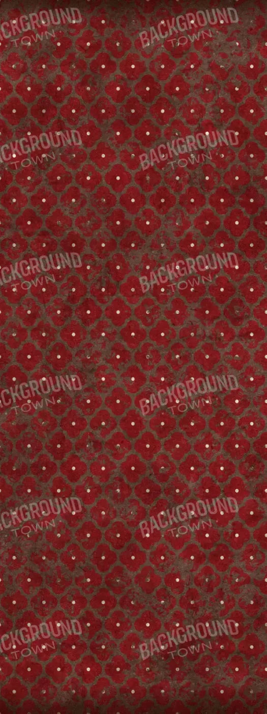 Red Velvet Romance 8X20 Ultracloth ( 96 X 240 Inch ) Backdrop