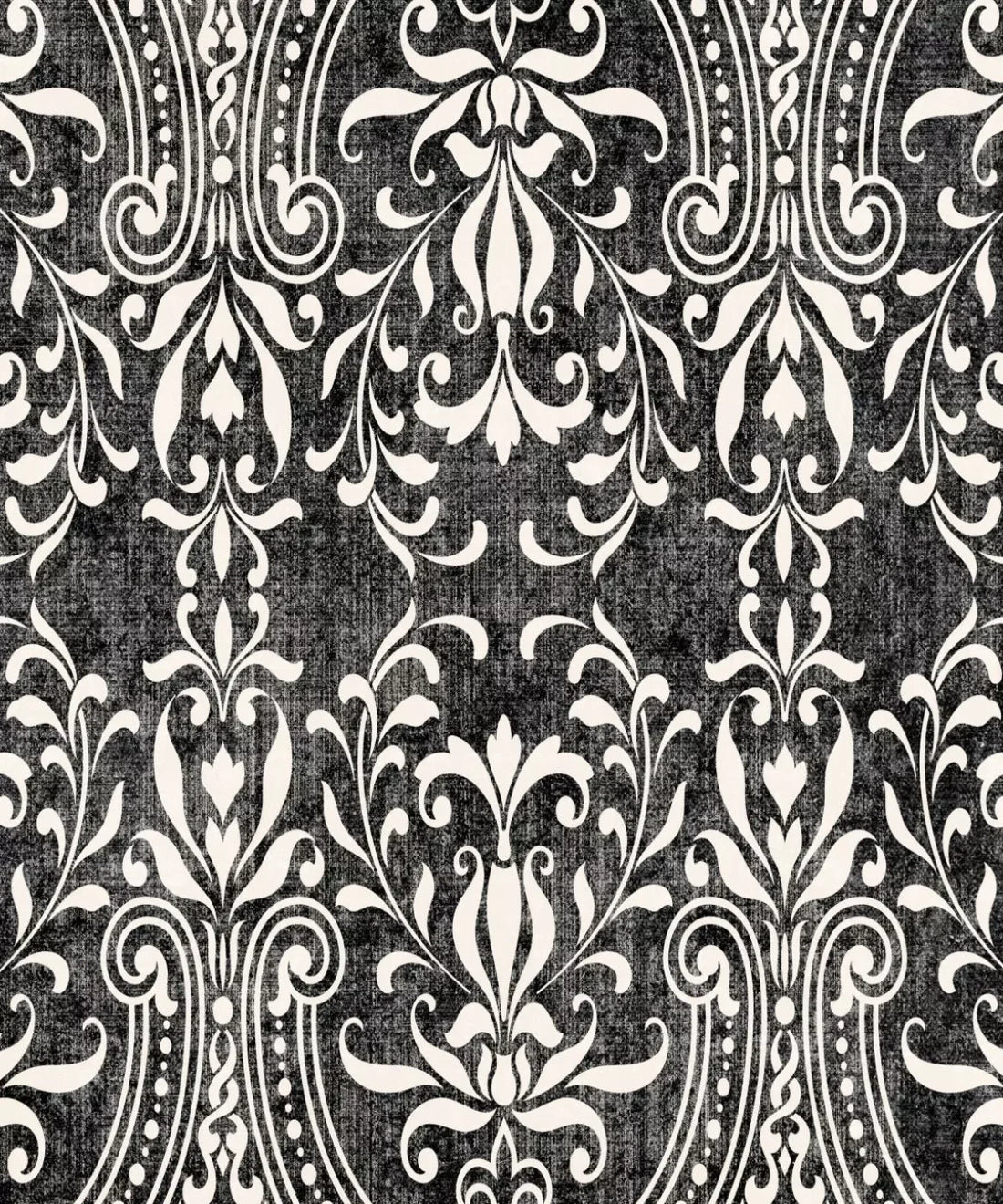 Black Damask Backdrop for Photography