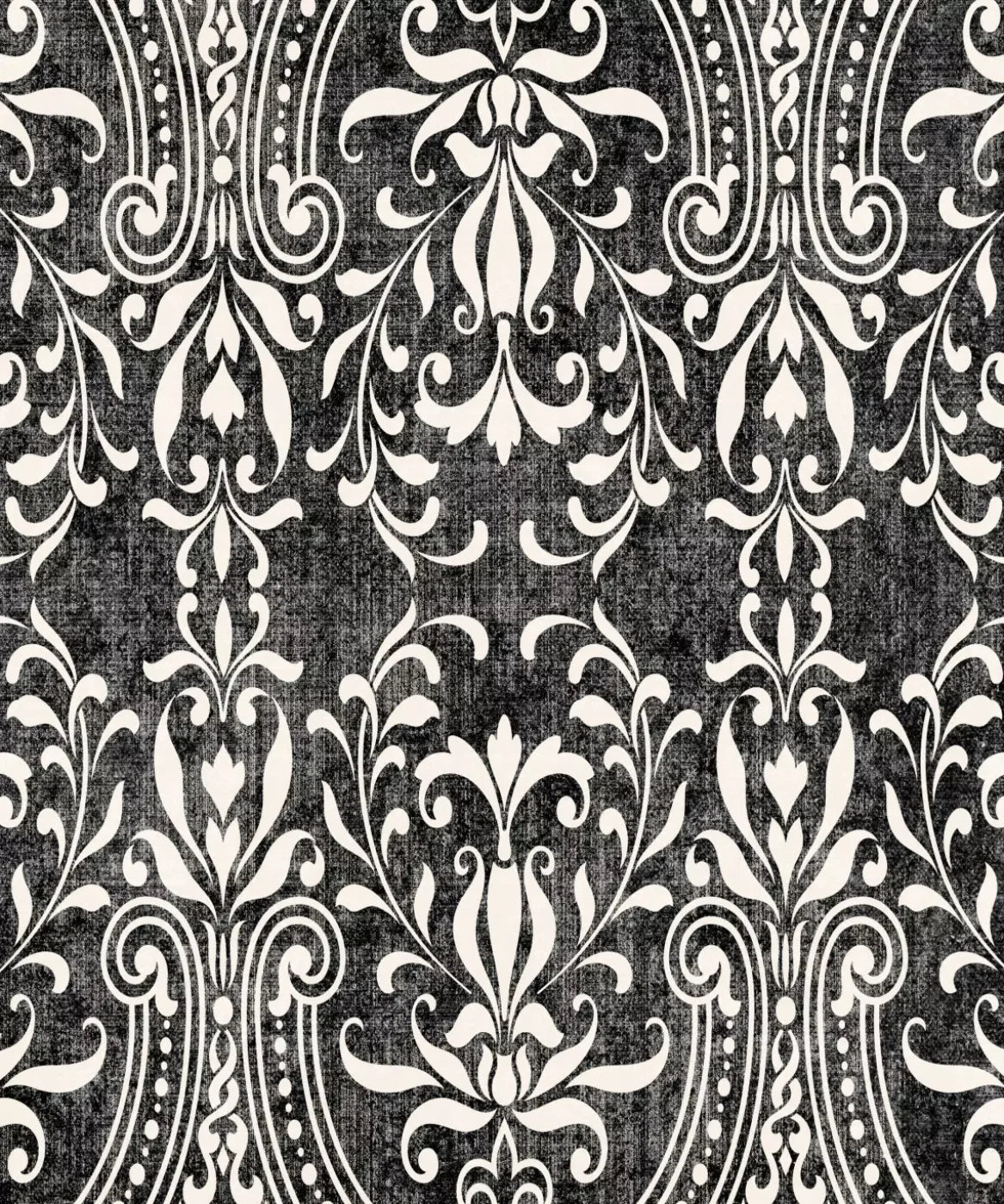 Black Damask Backdrop for Photography