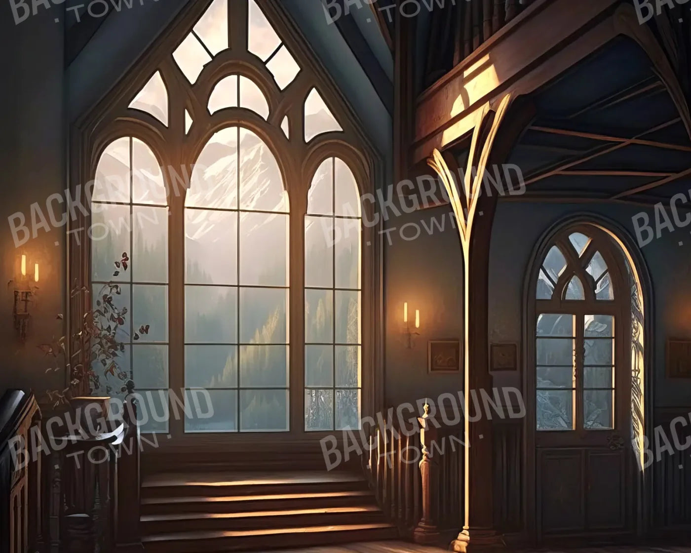 Reflections Of Home 10’x8’ Fleece (120 x 96 inch) Backdrop