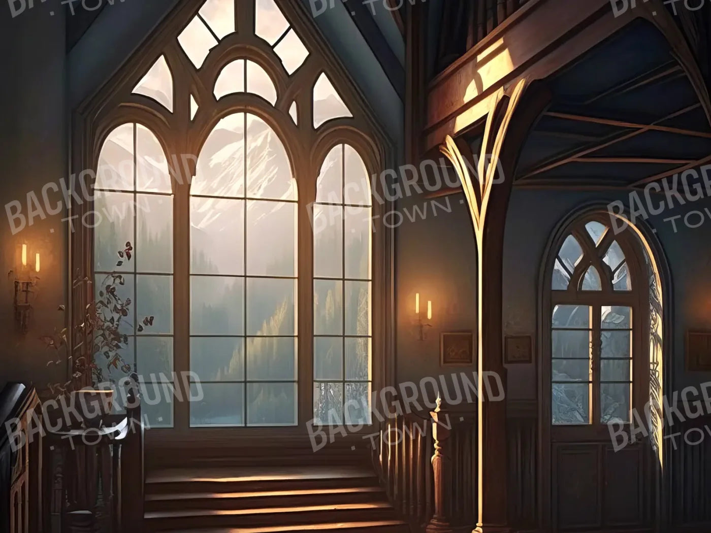 Reflections Of Home 8’x6’ Fleece (96 x 72 inch) Backdrop