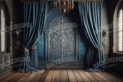 Regal Blue Bedroom 12’X8’ Ultracloth (144 X 96 Inch) Backdrop