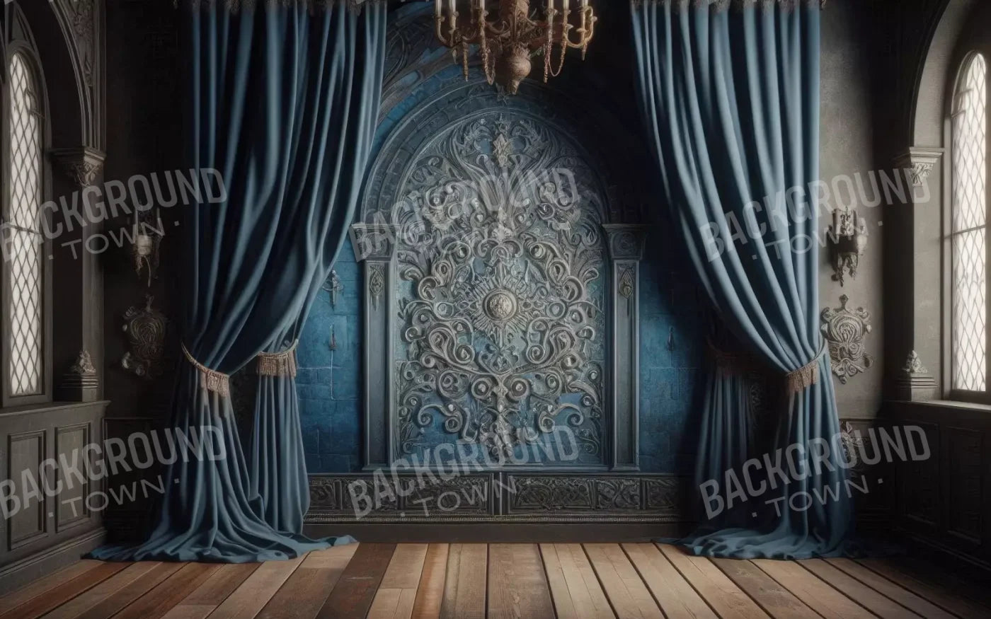 Regal Blue Bedroom 16’X10’ Ultracloth (192 X 120 Inch) Backdrop