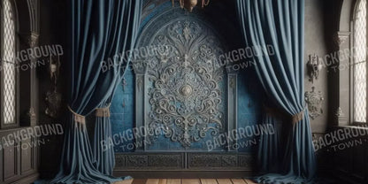 Regal Blue Bedroom 16’X8’ Ultracloth (192 X 96 Inch) Backdrop