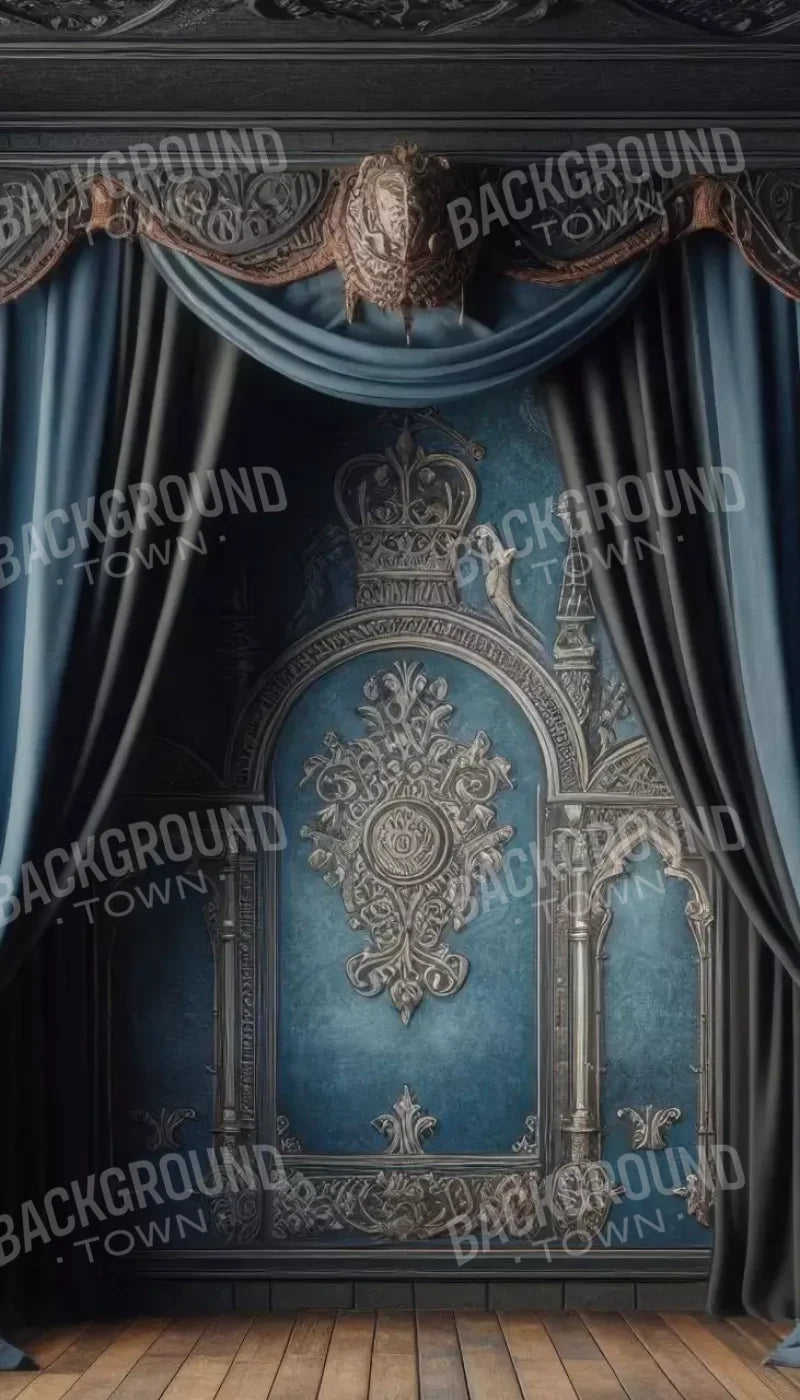 Regal Blue Bedroom 2 8’X14’ Ultracloth (96 X 168 Inch) Backdrop