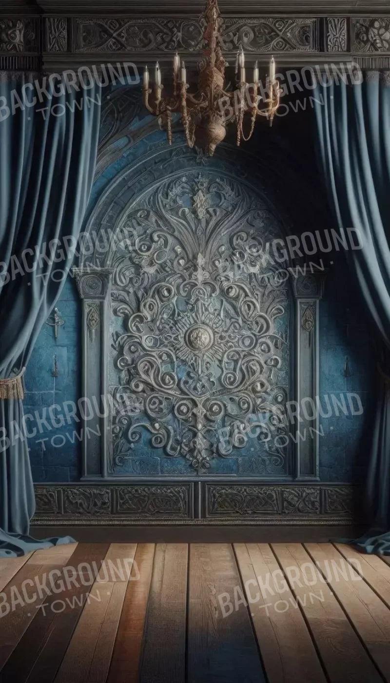 Regal Blue Bedroom 8’X14’ Ultracloth (96 X 168 Inch) Backdrop