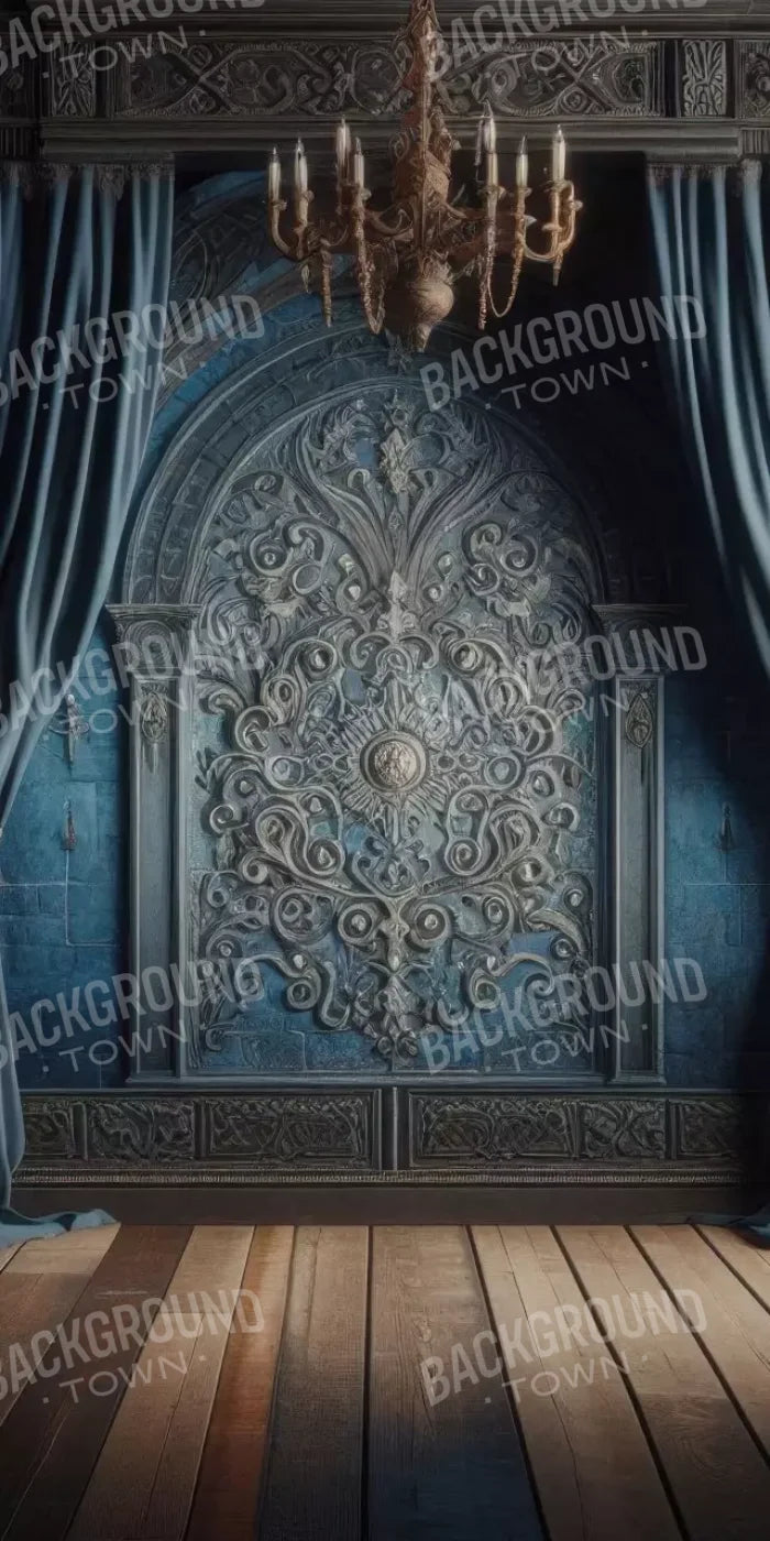 Regal Blue Bedroom 8’X16’ Ultracloth (96 X 192 Inch) Backdrop