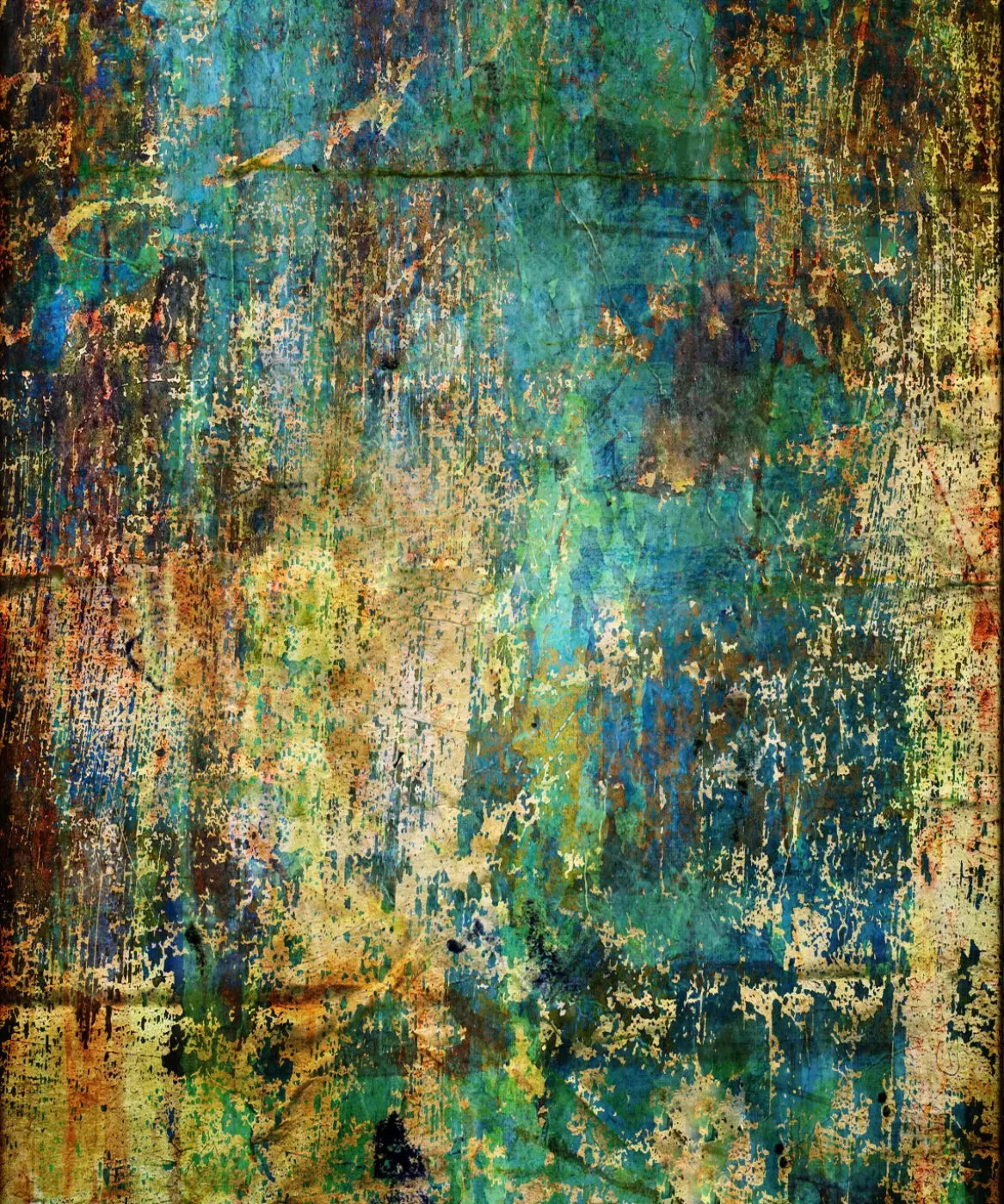 Green Urban Grunge Backdrop for Photography