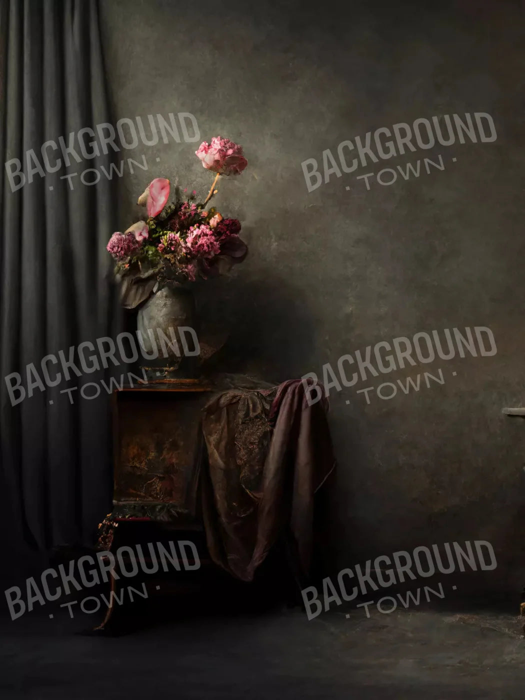 Rembrandts Room I 5X68 Fleece ( 60 X 80 Inch ) Backdrop