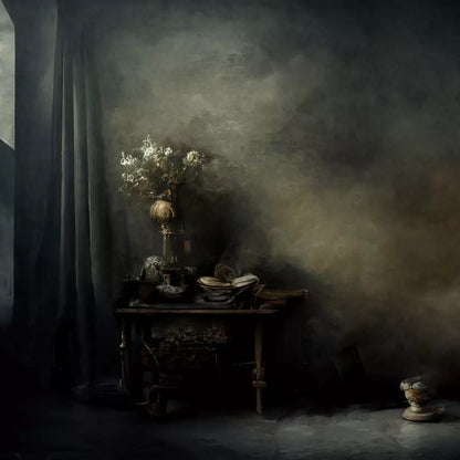 Rembrandts Room Ii 8X8 Fleece ( 96 X Inch ) Backdrop