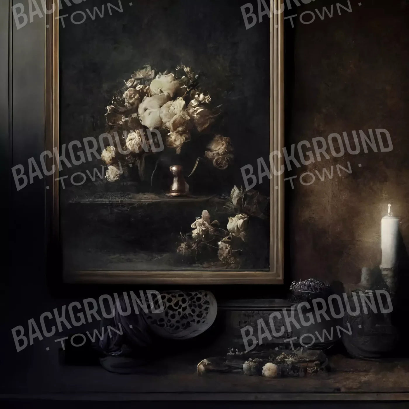 Brown Set Designs Backdrop for Photography