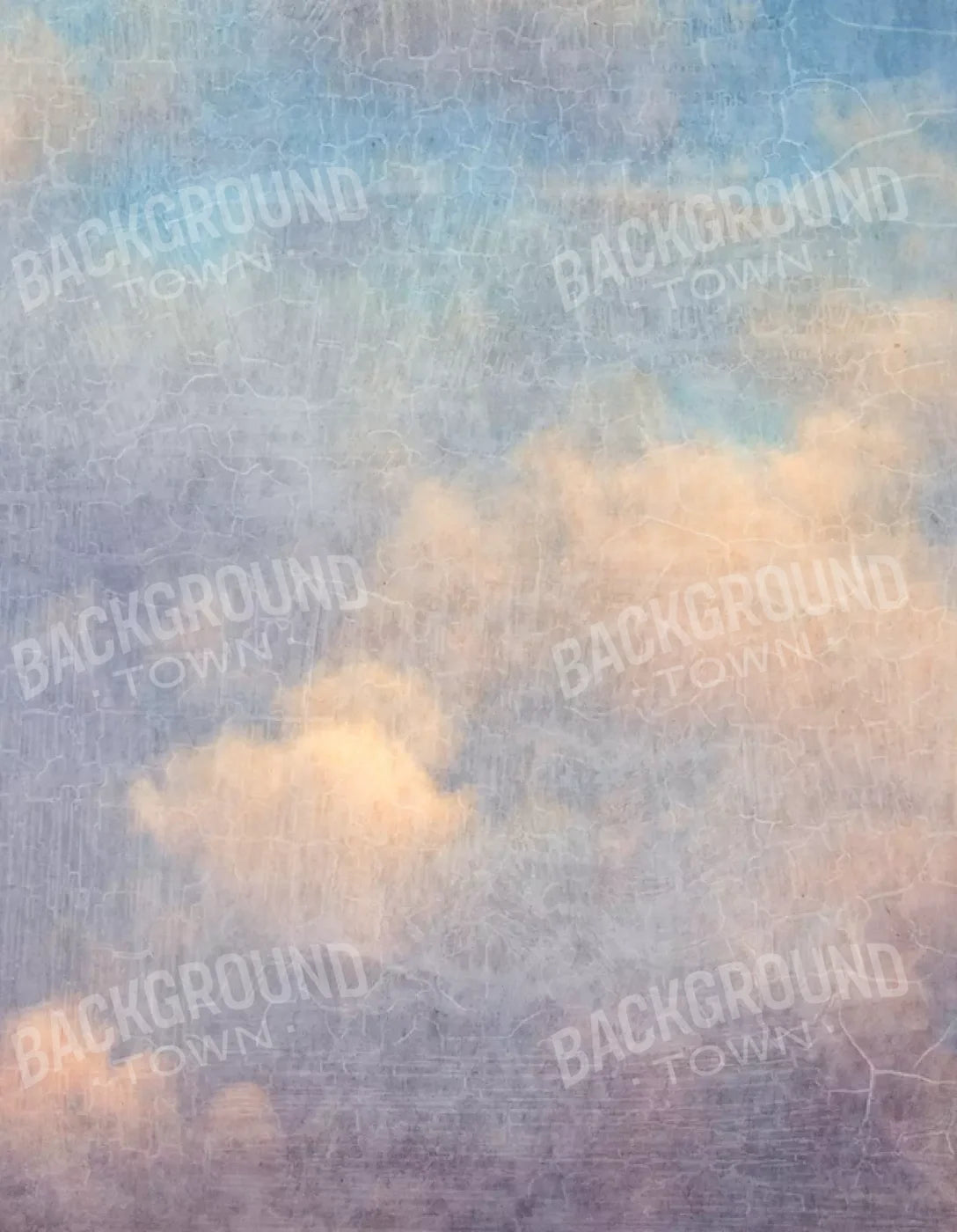 Renaissance Clouds Light 6X8 Fleece ( 72 X 96 Inch ) Backdrop