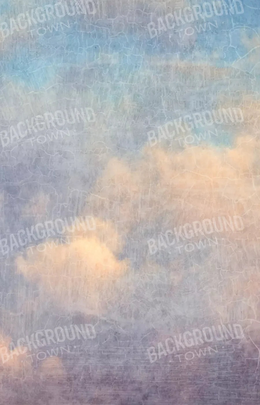 Renaissance Clouds Light 8X12 Ultracloth ( 96 X 144 Inch ) Backdrop