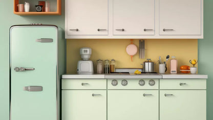 Retro Kitchen 14X8 Ultracloth ( 168 X 96 Inch ) Backdrop