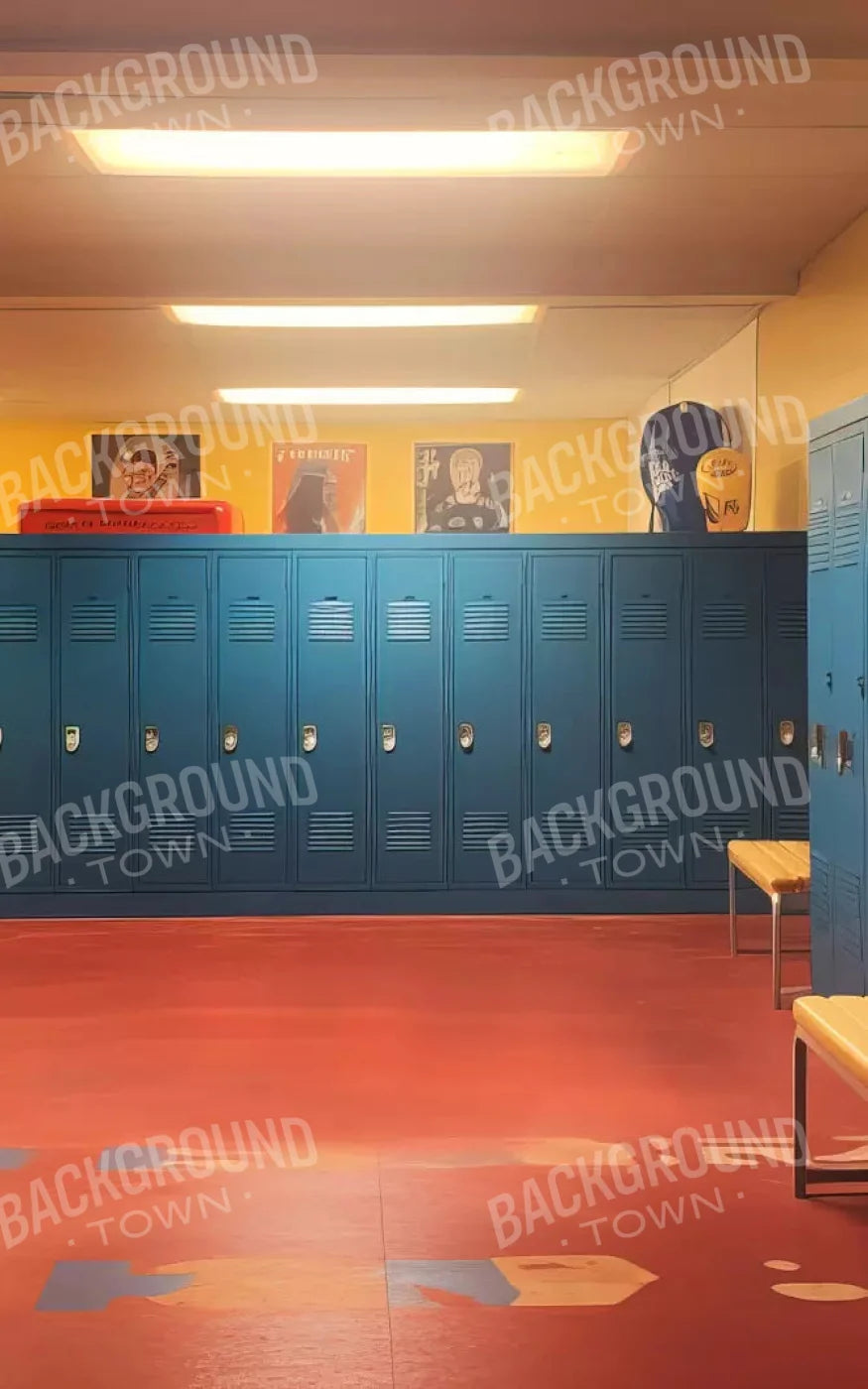 Sports Locker Room 9X14 Ultracloth ( 108 X 168 Inch ) Backdrop