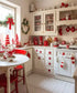 White , Red  Backdrop for Photography
