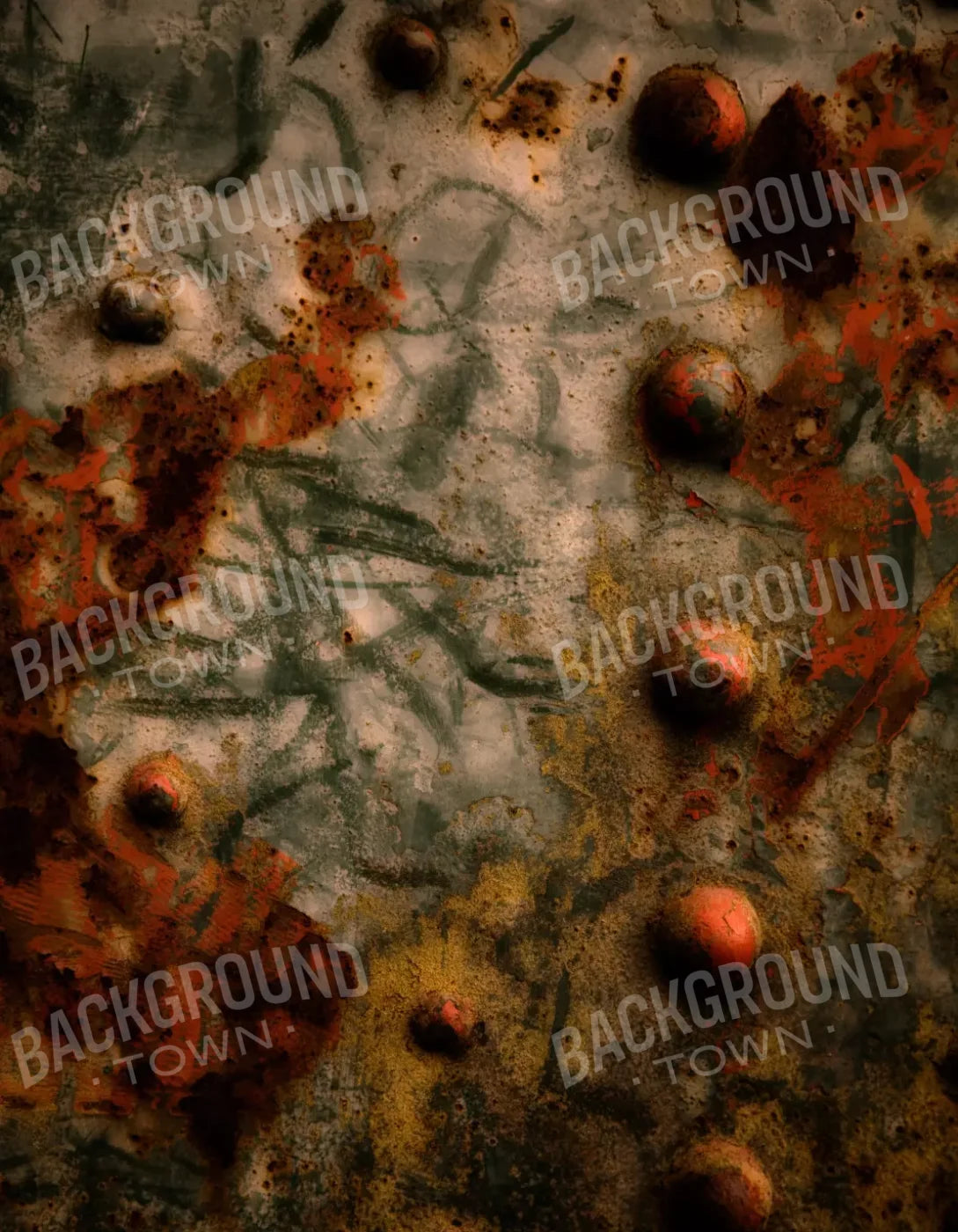 Rivets Dark 6’X8’ Fleece (72 X 96 Inch) Backdrop