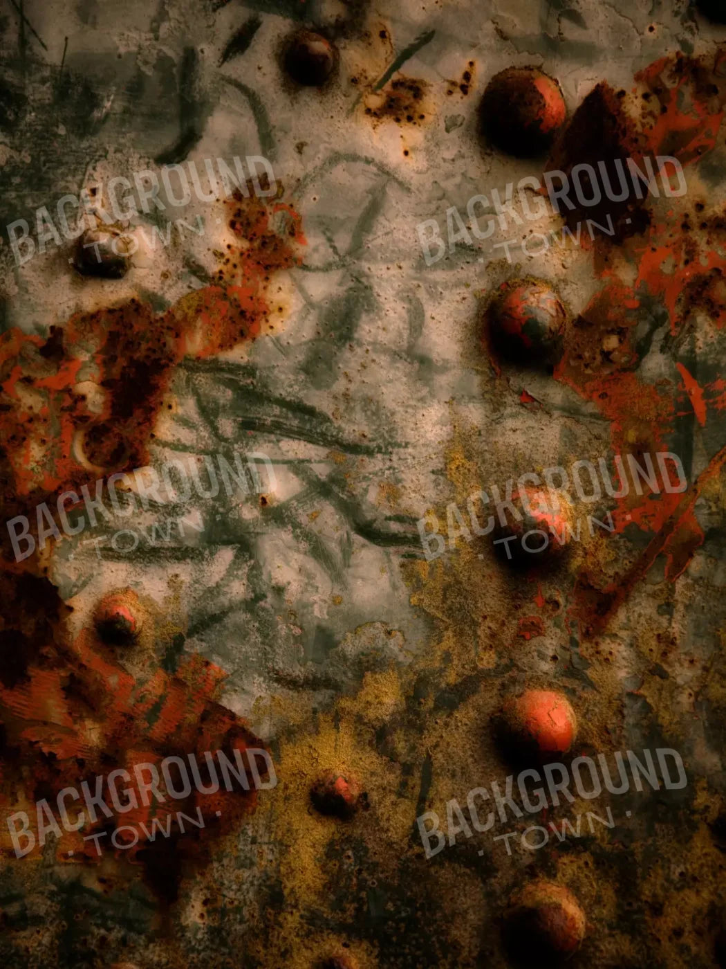 Rivets Dark 8’X10’ Fleece (96 X 120 Inch) Backdrop