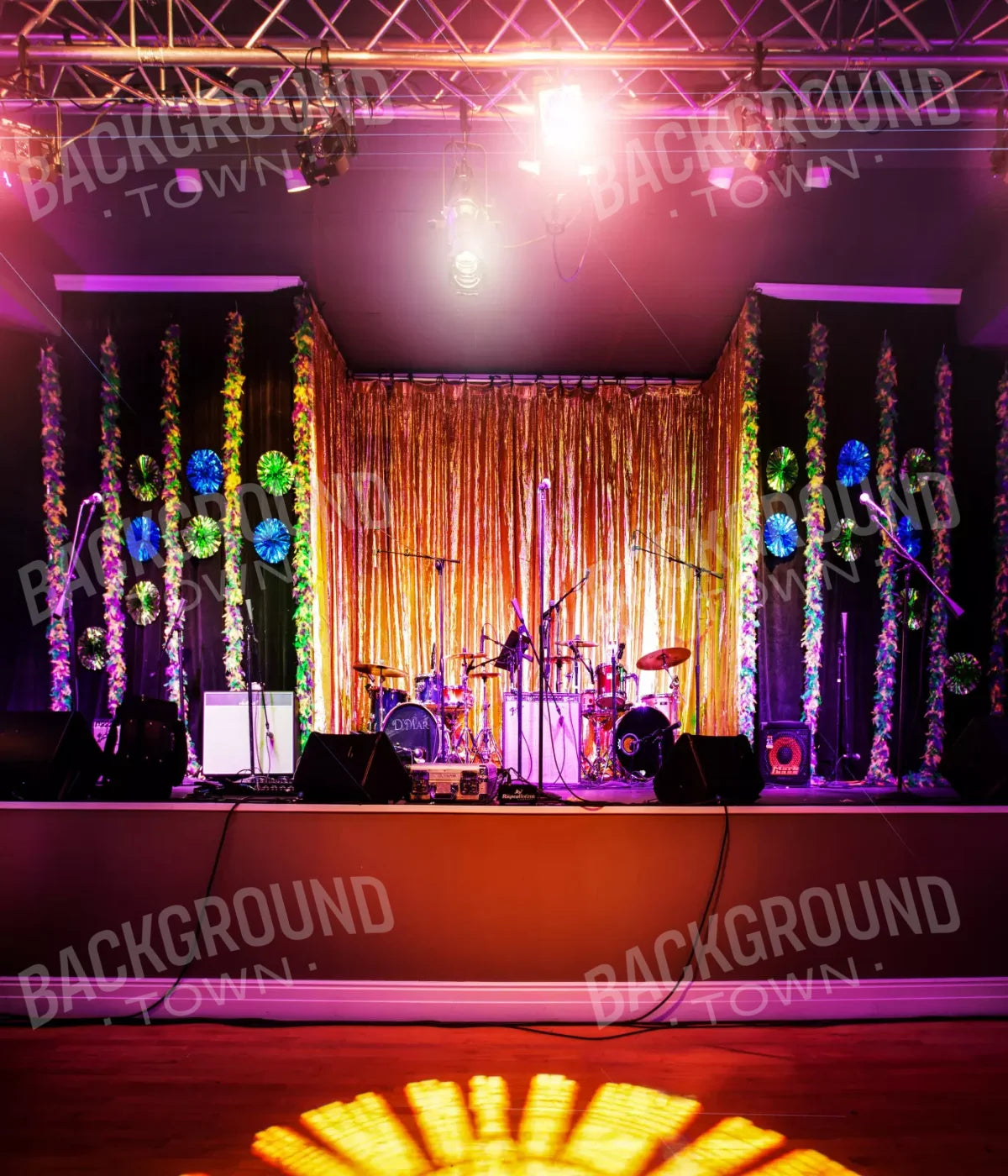 Rockband 10’X12’ Ultracloth (120 X 144 Inch) Backdrop