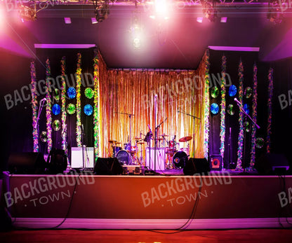 Rockband 5’X4’2’ Fleece (60 X 50 Inch) Backdrop