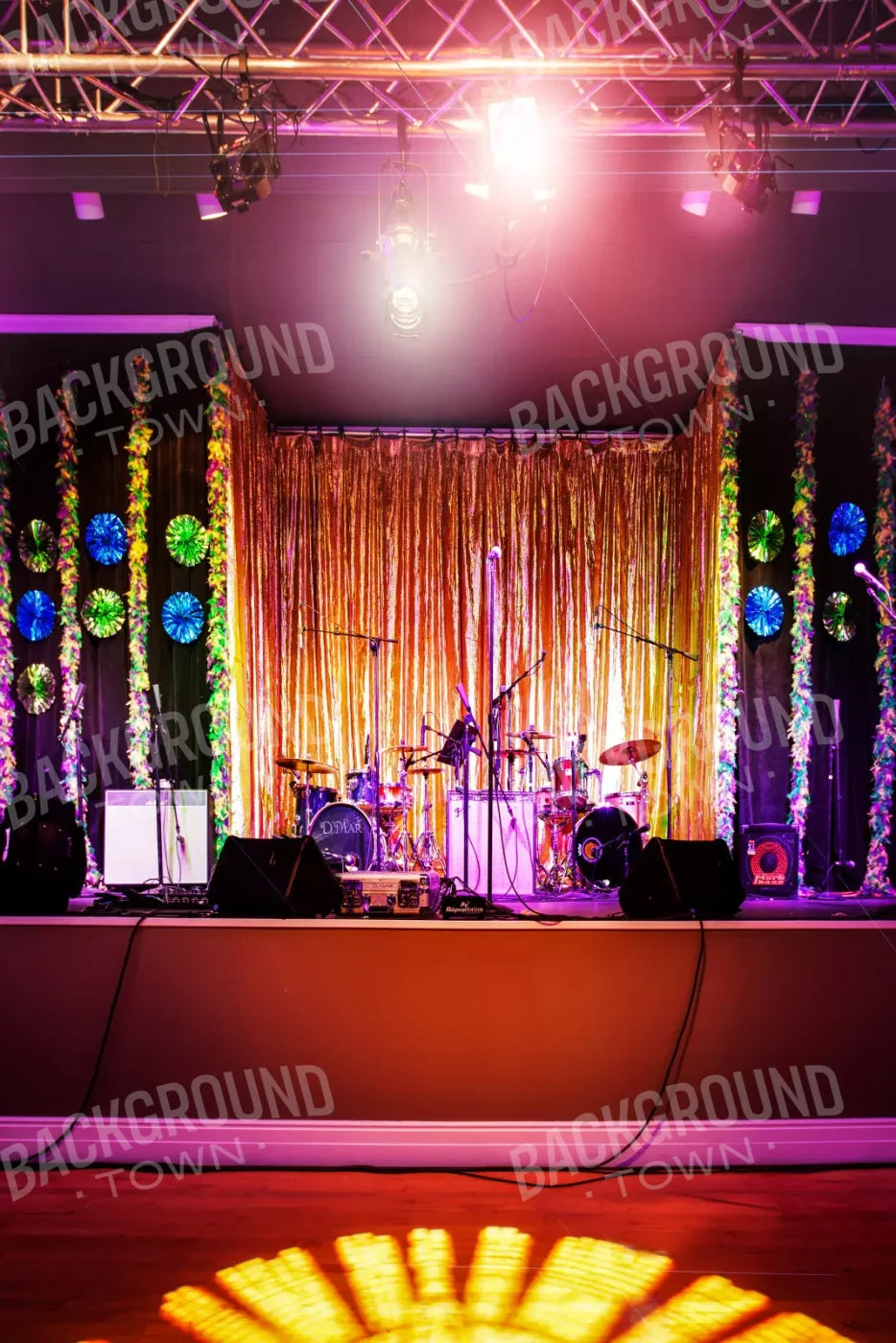 Rockband 5’X8’ Ultracloth (60 X 96 Inch) Backdrop