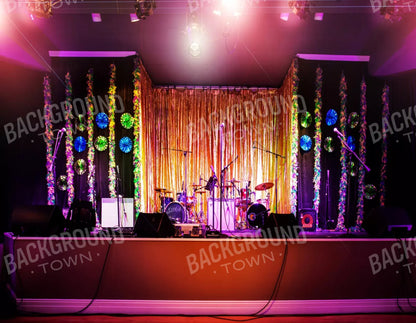 Rockband 8’X6’ Fleece (96 X 72 Inch) Backdrop