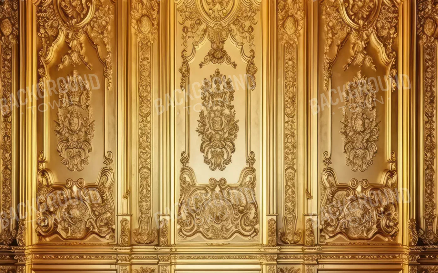 Rococo Gold Wall 14X9 Ultracloth ( 168 X 108 Inch ) Backdrop