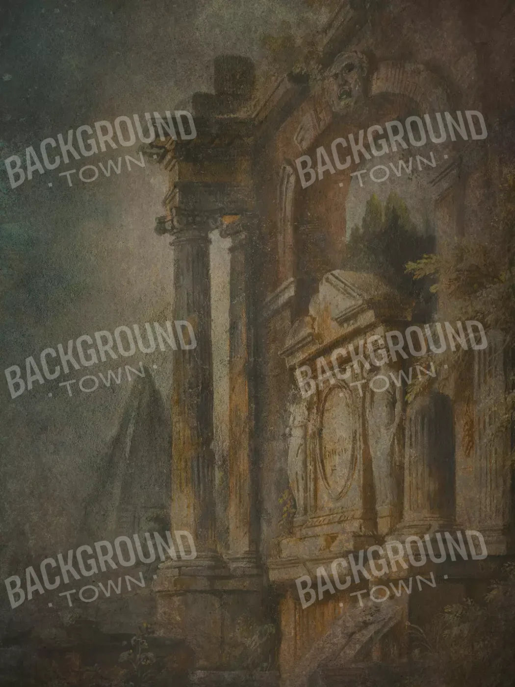 Roman Past 5’X6’8 Fleece (60 X 80 Inch) Backdrop