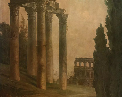 Roman Ruins 10’X8’ Fleece (120 X 96 Inch) Backdrop